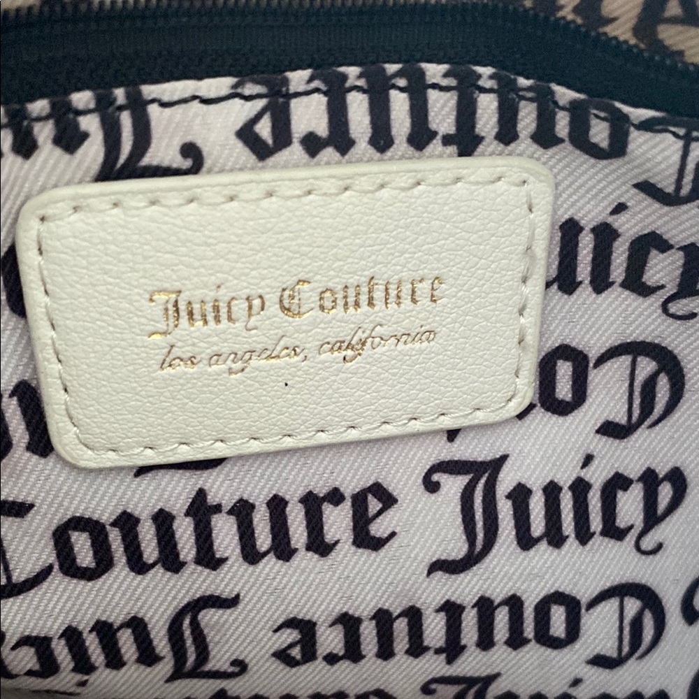 Juicy Couture Cream Shoulder Bag with Gold Chain - Picture 7 of 7